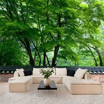 자연풍경디자인 30가지 주문제작 고해상도 UV출력 실크벽지, 150x100cm, 도배풀미포함, 결제시 분류와 번호 입력