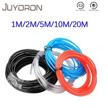 전문가용 1M/2M/5M/10M/20M 폴리 우레탄 튜브 공기 부품 호스 4mm 라인 압축, 19 Black 10m_03 8x5mm