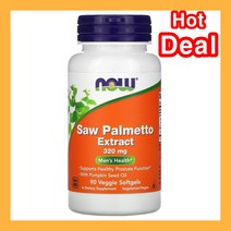 나우푸드 쏘팔메토 소팔메토 호박씨오일 320mg 90식물성 캡슐 나우, 3병