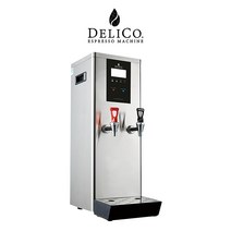 [DELICO] 딜리코 핫워터디스펜서 DH02 국내 유일 15L 대용량 보일러 최초 스템핑 가열방식 2코크 온수 냉수 사용, 블랙
