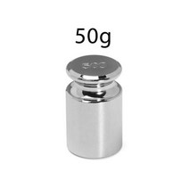 홈 도구 무게 측정 교정 도구 크롬 도금 저울 분동 세트 정확한 교정 세트, 50g, 50g, 50g, 50g