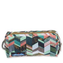 ​카부 픽시 파우치 액세서리 여행용 세면도구 및 메이크업 가방 - 제트 블랙, One Size, Coastal Blocks