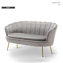 원룸쇼파 일인소파 작은쇼파 접이식 더블 꽃잎 모양의 대형 소파 북유럽 간단한 현대 거실 안락 의자 라이트 럭셔리 의류 매장 미용실 레저, Gray+3 좌석