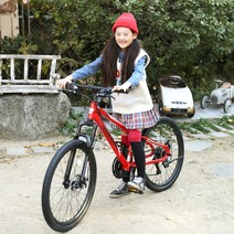 [무료완조립+반짝세일] 알톤 턴베리 테누토 24인치 21단 MTB형자전거 디스크브레이크 서스펜션포크 어린이선물 초등학생자전거 MTB, 테누토_레드_미조립