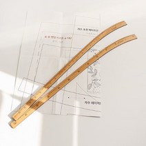 이노99 대나무자 나무자 대나무곡자 나무곡자 (3종류), cm 목곡자