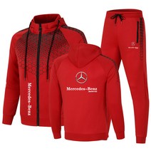 벤츠 레이싱 트레이닝복세트 후드집업 재킷 바지 세트 동호회 모임 카레이서 단체복