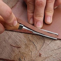 엣지비벨러 4mm 가죽 공예 칼 베베러 손피할기 비베러, 본상품선택