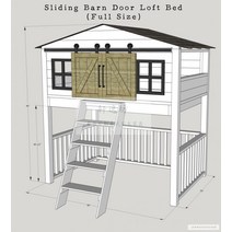 2층원두막 팬션 에어비앤비 조립 목재 이층 쉼터, 계단이 있는 싱글 침대1200m