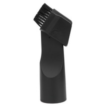 범용 진공 청소기 부품 2-in-1 플랫 흡입 브러시 헤드 내부 직경 32mm, 검은색, 1개