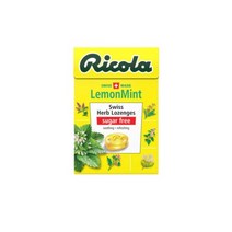 리콜라 레몬민트 스위트 허브 캔디, 40g, 3개