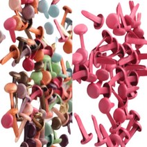 고정핀 영수증 종이고정 쇠 사무용품 서류클립 핀 종이 정리 문구핀, 골드