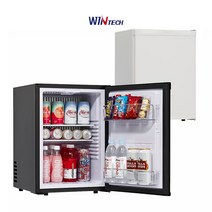 윈세프 무소음 미니바 냉장고 WC-40B 술장고 음료수냉장고, 화이트