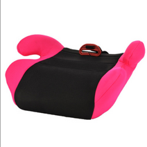 어린이 주니어 자동차 카시트 부스터 고정용 휴대용 간이의자, 핑크B