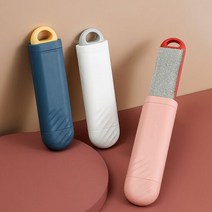 의류 옷 먼지제거 브러쉬 휴대용, 청록