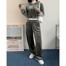 [SET] 소나 벨벳 후드 트레이닝 세트