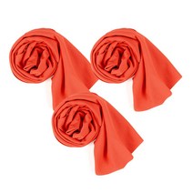 에코리즈 국산 피톤치드 스포츠 타월 3개입, 오렌지3개입