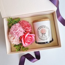 네이센트 카네이션 캔들 선물 세트 어버이날 스승의날, 코튼블라썸