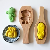 바이스타 귀여운 동물 원목 다식판, 귀여운 토끼