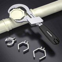 수도관 양면 멀티렌치 파이프렌치 세면대 배관 싱크대, 옵션05 유니버셜 수도관 파이프렌치