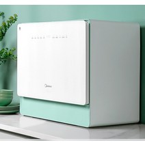 식기세척기 식세기 가정용 소형 초음파 Midea-전자동 소형 식기 세척기 데스크탑 벽걸이 열풍 건조 및, 02 EU, 01 Polar white