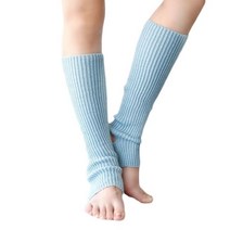 레그워머 여성 소녀 발레 댄스 등자 레그 워머 골지 니트 라틴 무릎 높이 양말