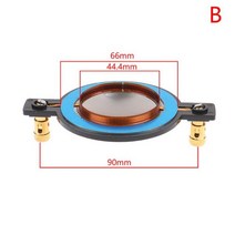 트위터 보이스 코일 멤브레인 티타늄 필름 고음 스피커 수리 DIY 부품, [02] 44.4mm