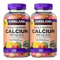 커클랜드 칼슘 비타민 D3 120구미 x2통