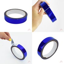 홀로그램테이프 2CM 파랑 마스킹테이프 마테제작 보호테이프