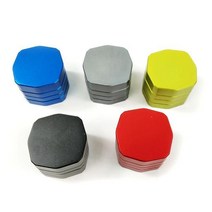 10겹 다이아몬드큐 최신 멀티 컬러 스플라이싱 마그네틱 풀 초크 홀더 당구, blue