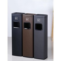 야외 쓰레기통 재떨이 철제 길거리 편의점 PC방 실외 흡연부스 흡연장, H