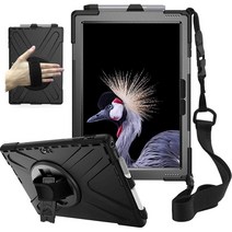 ZenRich Microsoft Surface Pro 7+Pro 7Pro 6 Pro 5 Pro 4 Pro LTE 케이스 어깨걸이 보호 케이스 킥 스탠드 커버 세련된 숄더 케이스 스탠드 단계 조절 가능 360도 회전 업무용