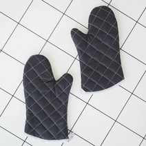 블랙 오븐장갑 주방장갑 2size 1P, 17인치1개(세트아님)