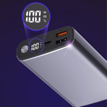 초고속 65W PD보조배터리 스마트폰 노트북 맥북 아이패드 대용량 뱃터리 15000mAh