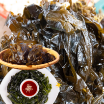 먹사부 한산도 이순신 생 물미역 생미역 돌미역 미역 귀 줄기 산모 1kg 2kg 3키로, [당일채취] 생미역, 5kg