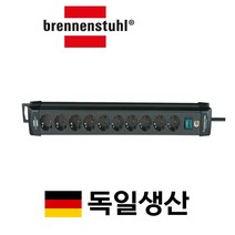 브레넨스툴 프리미엄라인 PL 10구 멀티탭 3M 멀티코드, 블랙