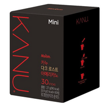 카누 다크로스트 아메리카노 원두커피믹스, 30개입, 5개