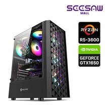 [시소몰] 게이밍 추천 조립PC R5-N08 (라이젠5-3600/GTX1650)