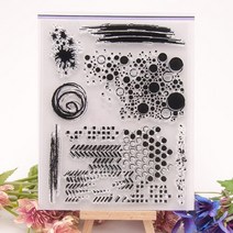 민들레 꽃 알파벳 클리어 실리콘 인감 스탬프 DIY 앨범 스크랩북 장식 카드 새해 수제 선물 만들기, 06 T1336