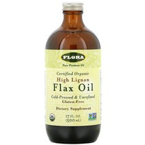 Flora 플로라 하이 리그난 아마씨 오일 Certified High Lignan Flax Oil 500ml