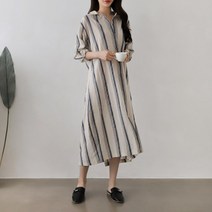 [아이슈즈] 배색라인롱원피스 1025893