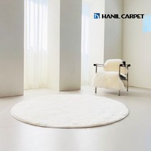 [한일카페트] 터치미 샤기 카페트 원형 150