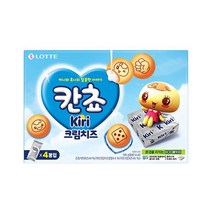 롯데 칸쵸 끼리크림치즈 196g 신상과자 사무실간식 유치원 탕비실 어린이집 비품, 19개