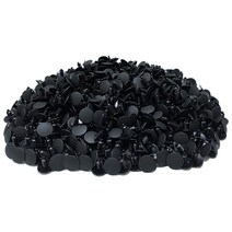 DJ-58 (0BF7068865) 500개 파스너 고정화스너 검정색 후드 드렁크 헤드라이닝, 1봉지 500개