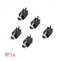 5Pcs PJ612A PJ316 PJ341 PJ201M PJ210B PJ307 PJ301M PJ306/M 잭 2.5/3.5/6.35mm 3/4/5/8/11Pin 헤드폰 커넥터 너트, 03 PJ-210B