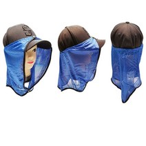 O2 주말 농장 밭일 야외 작업 모자 버튼 햇빛 가리개