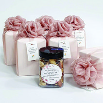 [은색초코]견과류답례품 믹스넛 사각-보자기포장 결혼답례품 돌잔치 조문 회사단체선물 시보해제, 스탠다드믹스넛, 크리스탈보자기포장