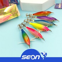 수평 왕눈이에기 미니 크리스탈 레이저에기 꼬마 비늘에기 갑오징어 쭈꾸미 문어 나라샵, 꼬마에기(야광), 핑크