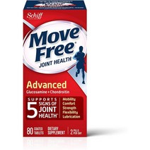 쉬프무브프리 어드밴스 조인트 헬스 관절 글루코사민 콘드로이친 80개입 Move Free