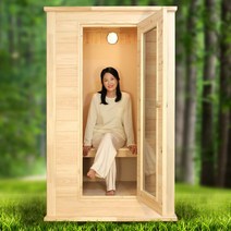 가정용 사우나 일라이트 원적외선 이동식 건식 편백사우나 찜질방 사우나 원적외선사우나 이동식사우나 건식사우나 소형사우나, 대형165cm*100cm*187cm