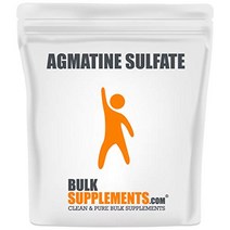 BulkSupplements.com Agmatine Sulfate Powder - Nitric Oxide Supplement - Pre-Workout Powder - Nitric, 8.81 Ounce (Pack of 1), Unflavored